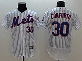 New York Mets #30 Michael Conforto White(Blue Strip) 2016 Flexbase Collection Stitched Jersey,baseball caps,new era cap wholesale,wholesale hats